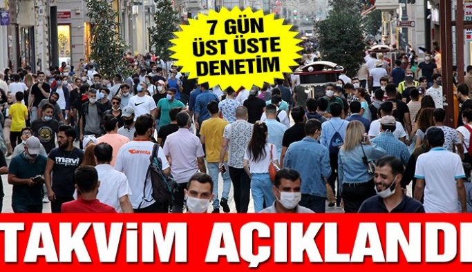 Korana virüs durdurulamıyor! 7 gün üst üste corona denetimi!