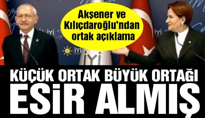Kılıçdaroğlu: Küçük ortak büyük ortağı esir almış