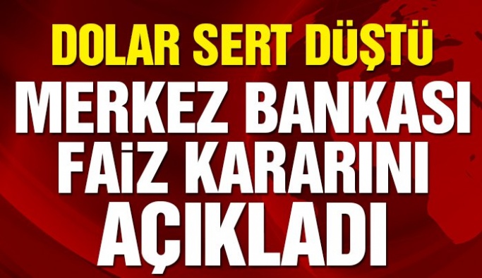 Merkez Bankası'nın faiz kararı belli oldu