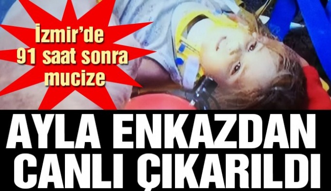 Mucize !Rıza Bey Apartmanı’nda mucize! 4 yaşındaki Ayla canlı çıkarıldı