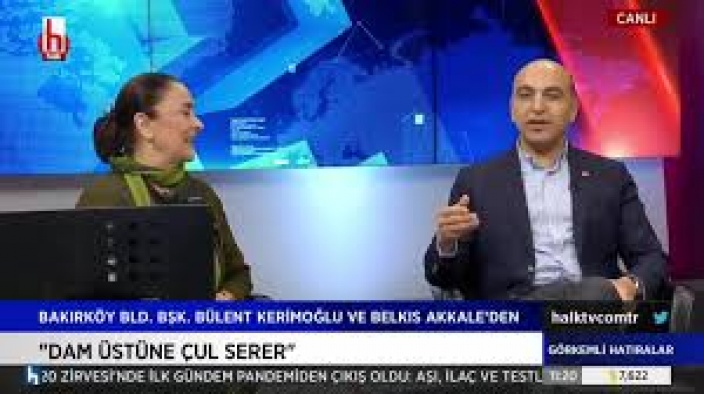 Sanatçı Belkıs Akkale ve Bakırköy Belediye Başkanı Bülent Kerimoğlu'ndan düet: 'Dam Üstüne Çul Serer'