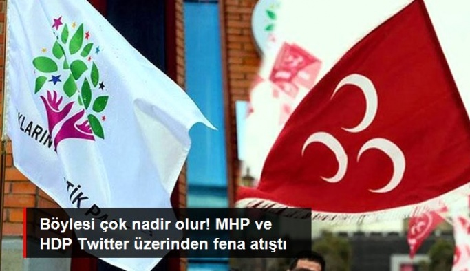 Bahçeli'nin sözleri sonrası MHP ve HDP sosyal medya üzerinden atıştı
