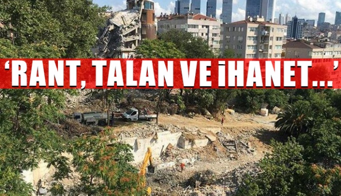 'AKP, son yeşil alanları da İBB'yi devre dışı bırakarak imara açtı'