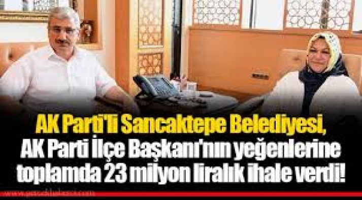 Belediye'den 'yeğenlere' 23 Milyon Liralık ihale