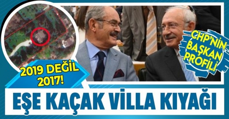 CHP'li Yılmaz Büyükerşen'den eşinin kaçak villasına 