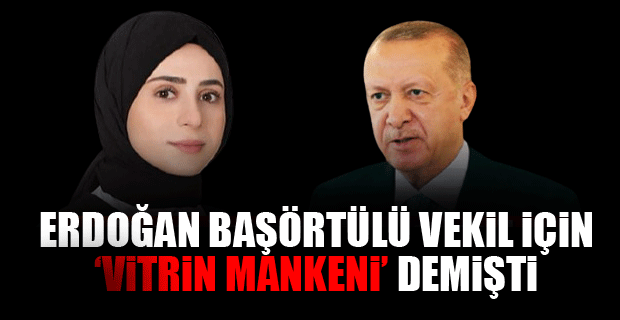 Erdoğan'ın 'vitrin mankeni' sözlerine CHP'li yöneticiden yanıt