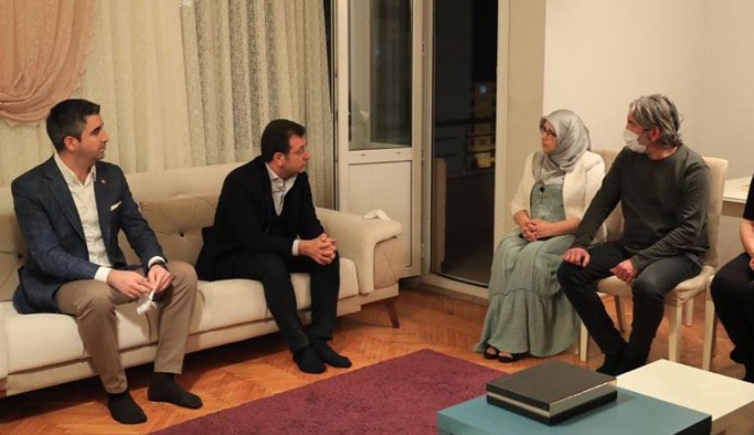HDP'li Hüda Kaya'ya Ekrem İmamoğlu'ndan taziye ziyareti