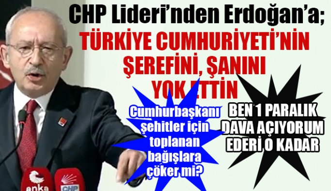 Kılıçdaroğlu'ndan Erdoğan'a çok sert 'sözde cumhurbaşkanı' yanıtı