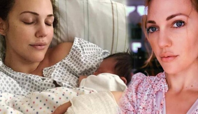 Meryem Uzerli kızının yüzünü gösterdi