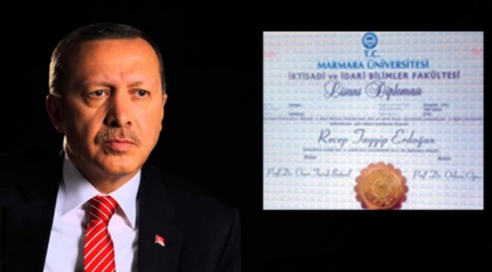 O parti bu kez Cumhurbaşkanı'nın diploması için harekete geçti!