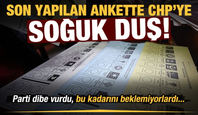 Son ankette CHP'ye soğuk duş! Parti dibe vurdu, bu kadarını beklemiyorlardı