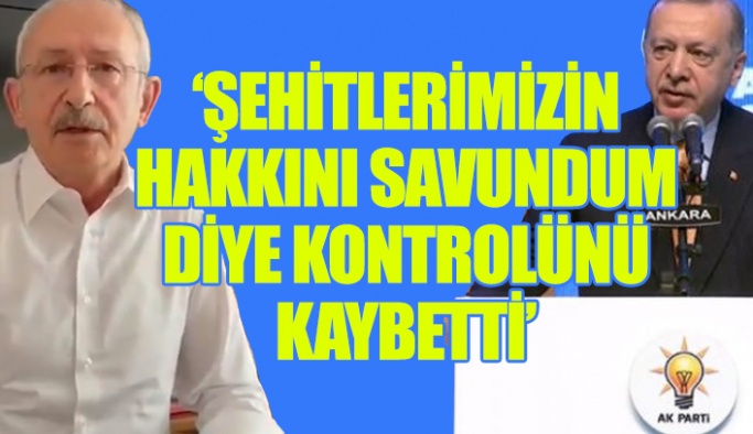 CHP Lideri Kılıçdaroğlu: Erdoğan kontrolünü kaybedip bana hakaret ediyor