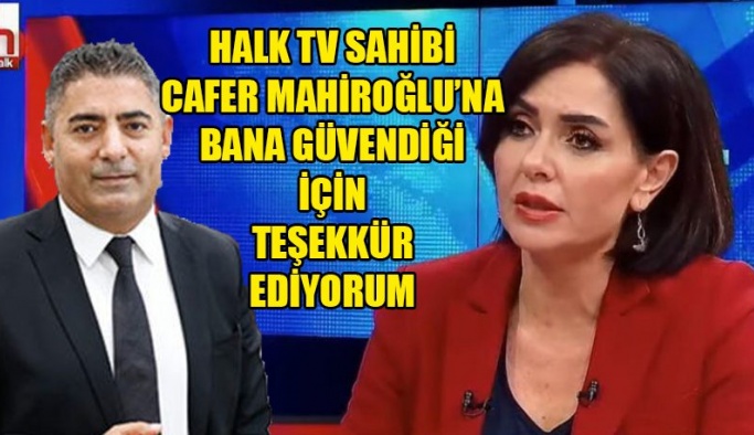 HALKTV SAHİBİ CAFER MAHİROĞLU'NA TEŞEKKÜR EDERİM