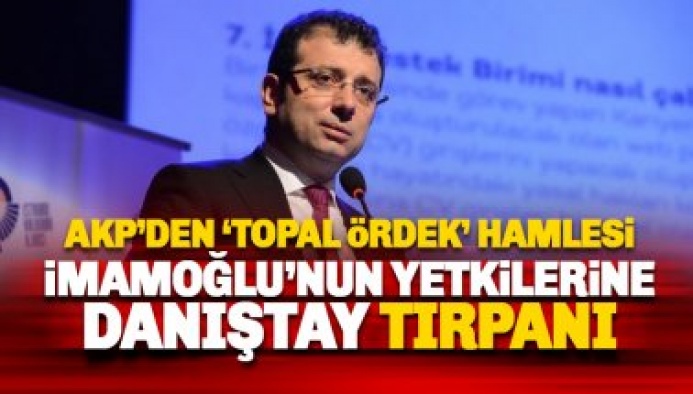 Mansur Yavaş ile Ekrem İmamoğlu o yetkiyi de kullanamayacak!