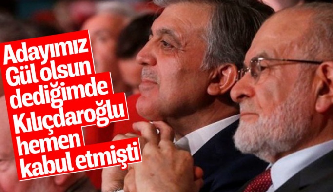 Temel Karamollaoğlu: Abdullah Gül teklifimi, Kılıçdaroğlu hemen kabul etti