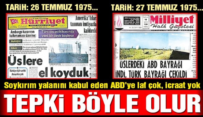 'ABD'nin soykırım yalanına üsler kapatılarak cevap verilsin'