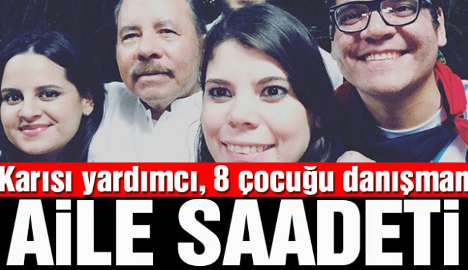Aile saadeti; Karısı yardımcı, 8 çocuğu danışman