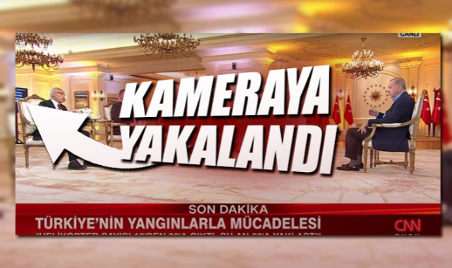 Erdoğan'ın canlı yayında prompter kullandığı ortaya çıktı