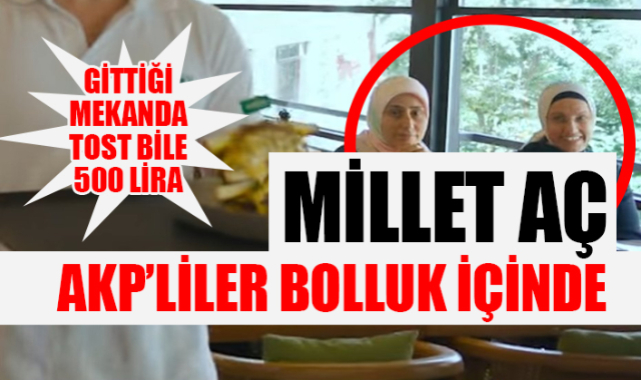 12 bin liralık ayakkabıdan sonra bir AKP vekil de lüks mekandan çıktı