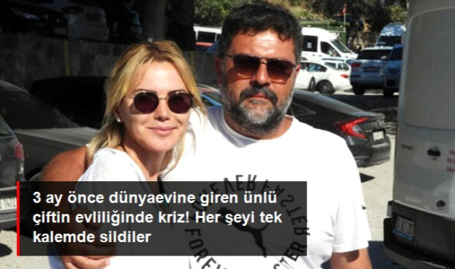 Ece Erken ile Şafak Mahmutyazıcıoğlu'nun evliliğinde kriz! Her şeyi sildiler