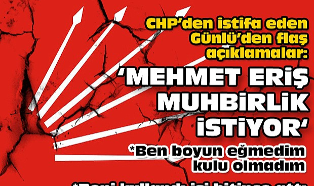 CHP ÖDEMİŞ GENÇLİK KOLLARI BAŞKANI İSTİFA EDİP MHP'YE GEÇTİ