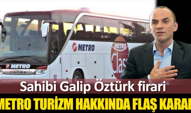 Galip Öztürk, Metro Turizm'i satışa çıkardı