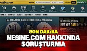 Nesine.com hakkında soruşturma