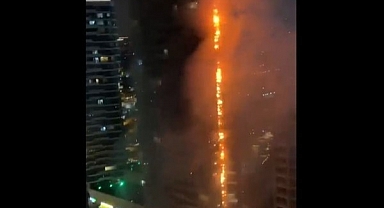 İstanbul Fikirtepe'de bir rezidansta yangın çıktı !Yangın Boyası Kullanılmamış.! 