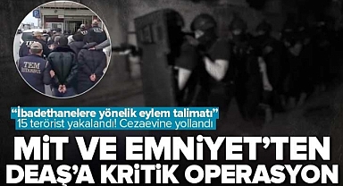 İstanbul'da DEAŞ operasyonu: 15 terörist yakalandı.