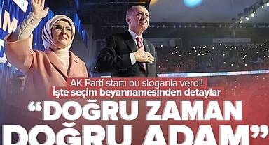 Cumhurbaşkanı Erdoğan madde madde açıkladı! İşte AK Parti'nin Seçim Beyannamesi
