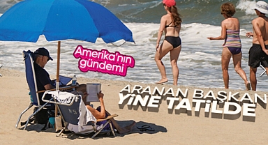 Aranan başkan yine tatilde!