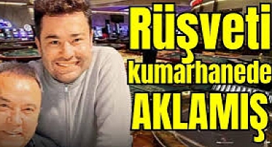 Rüşveti kumarhanede akladığı Antalya iddianamesinde