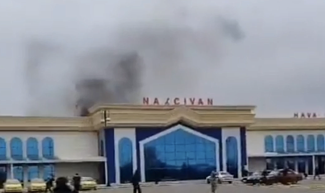 İran İHA'ları Azerbaycan'daki Nahçıvan Uluslararası Havalimanı'nı vurdu