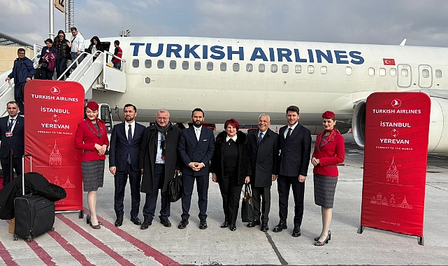 Türk Hava Yolları İstanbul'dan Erivan seferlerine başladı