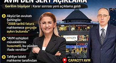 CAPACİTY AVM 'DEN BAKIRKÖY BELEDİYESİ'NE SERT AÇIKLAMA