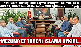 Ensar, TÜGVA, Kızılay, İlim Yayma Cemiyeti: Mezuniyet törenleri İslama aykırı